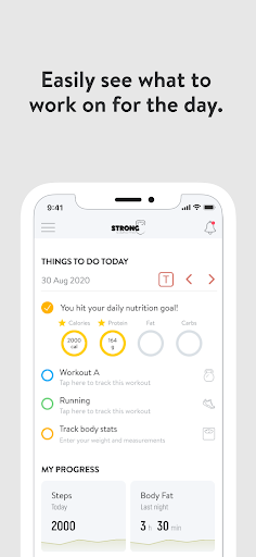 STRONG by Clubhaus Fitness Screen 2