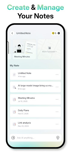 Screenshot of AI Note Taker NoteGPT AI Agent