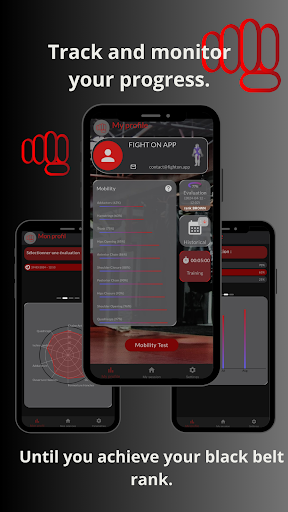 FIGHT ON-Martial Mobility App Screen 2