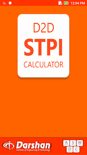 Android application GTU D2D Admission STPI Calc screenshort