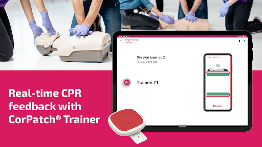 Android application CorPatch® Trainer screenshort