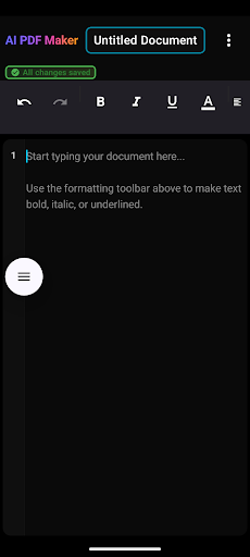 AI PDF Maker Easy Pdf Creator