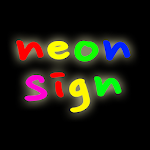 Cover Image of 下载 neon signage display 1.3 APK
