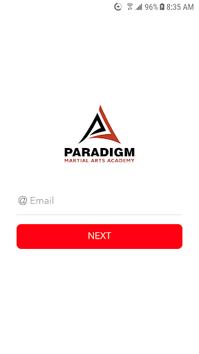 Android application Paradigm Martial Arts Academy screenshort