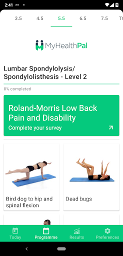 MyHealthPal Screen 2