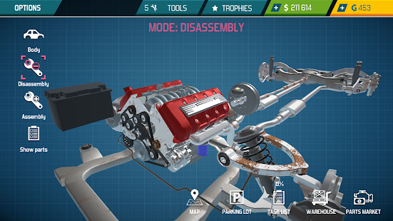 Car Mechanic Simulator 21 repair &amp; tune cars v2.1.28 Mod (Unlimited Money) Apk