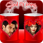 Cover Image of Download Coffee Cup Dual Photo Frames  APK