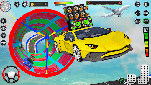 Car stunt games 3D racing game Screen 2