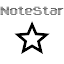 NoteStar Lite - retro notepad