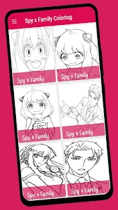 Spy x Family Coloring Book