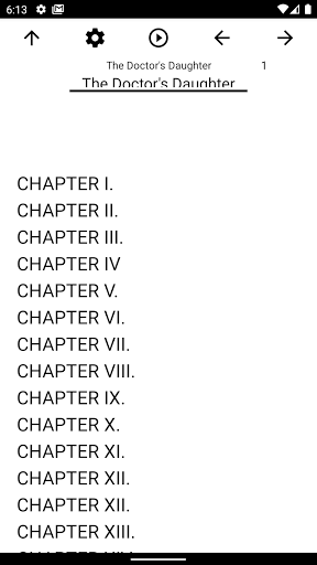 Android application Book, The Doctor's Daughter screenshort