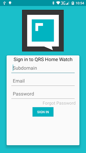 Android application QRS Reporting screenshort