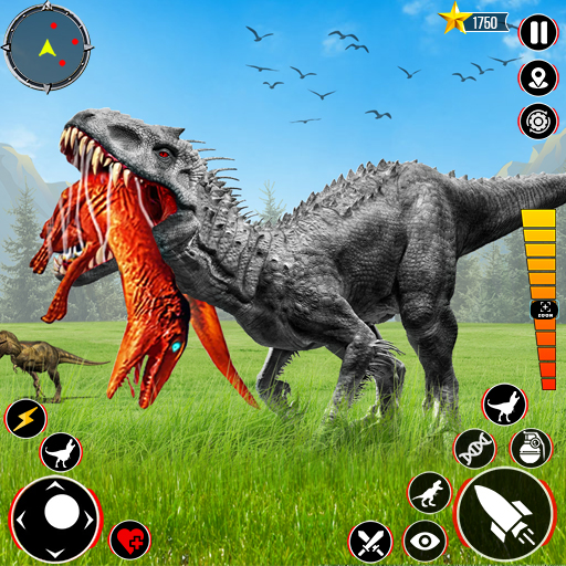 لعبة بندقية الديناصورات البرية