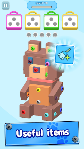 Screw  Block - 3D  Pin Puzzle