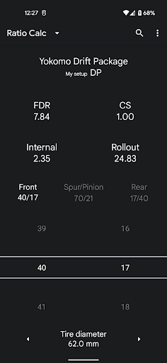 RC Calc Screen 2
