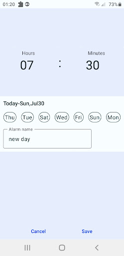 Clock Screen 2