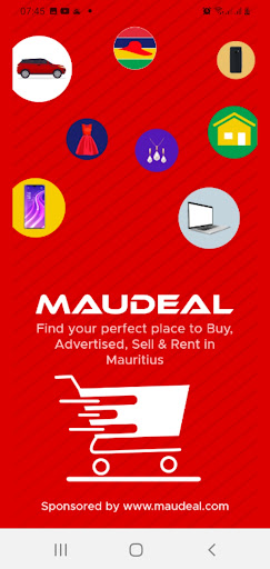 Android application MauDeal screenshort