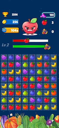Merge Fruits - Match 3 Gamesのおすすめ画像4