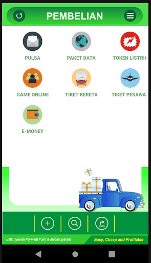 BMD Syariah Mobile System Screen 2