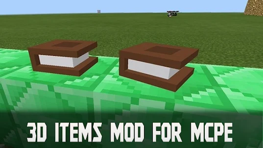 3d Items Mod for Minecraft PE