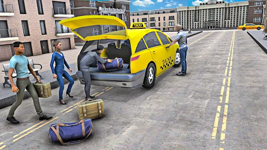 Verrückt Taxi Sim Taxi Spiele