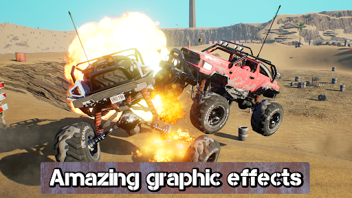 Android application Mega derby car crash simulator screenshort
