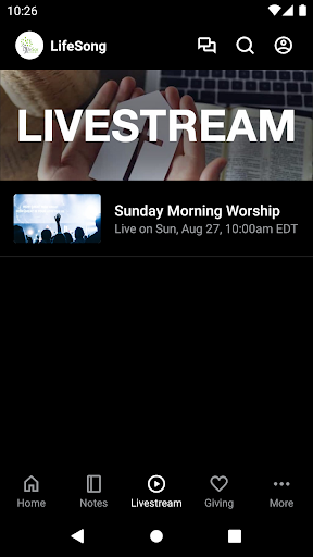 LifeSong Church Monticello Screen 3