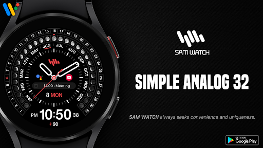 Android application SamWatch Simple Analog 32 screenshort
