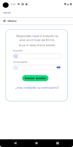 Android application Mi Ecca screenshort