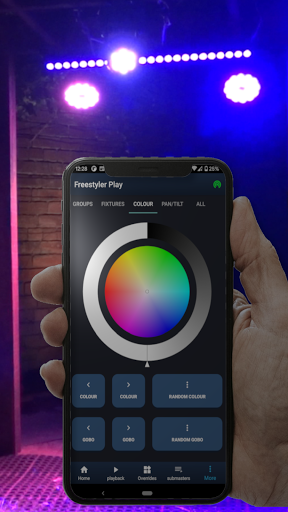 Android application Freestyler DMX : Remote screenshort
