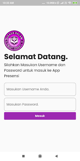 Nidaussalam Presensi Screen 2