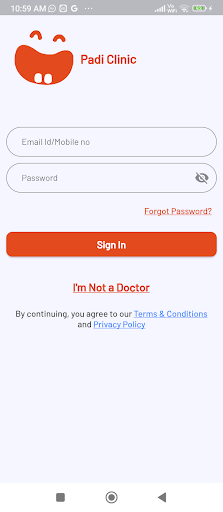 Padi Clinic Screen 2