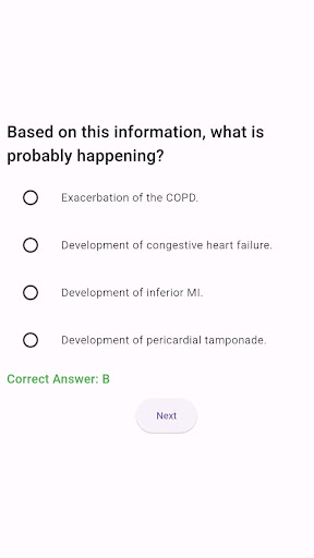 Android application ADULT HEALTH AND CRITICAL CARE screenshort