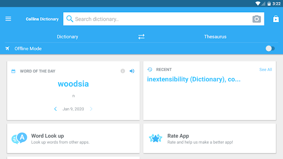 English Dictionary & Thesaurus Captura de pantalla