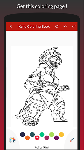King Kaiju Coloring Book Screen 3