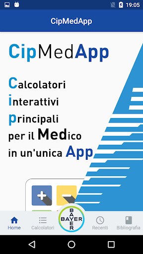 Android application CipMedApp – applicazione per i screenshort