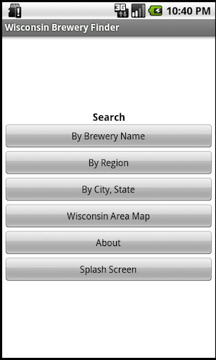 Wisconsin Brewery Finder Phone Screen 2