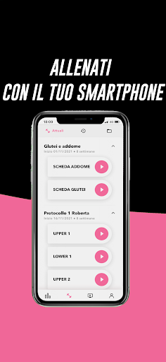 Android application Annalisa Fitness Coach screenshort
