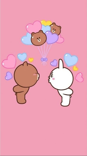 Cute Cartoon Bear Wallpaper