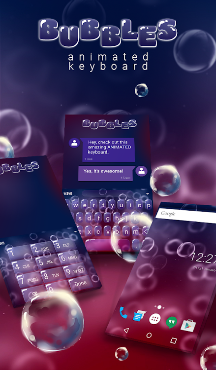 Bubbles Animated Keyboard - 5.10.45 - (Android)