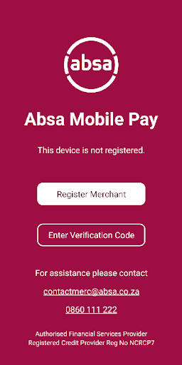 Absa Mobile Pay Screen 2