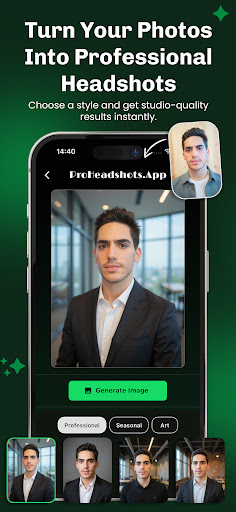 ProHeadshots.App: AI headshots Screenshot 1 - AppWisp.com