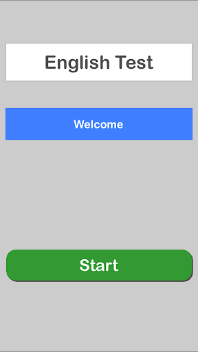 Android application English Test screenshort