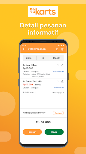 KARTS - Aplikasi Kasir / POS Screen 2