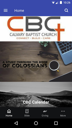 Android application Calvary Baptist Church Lindsay screenshort