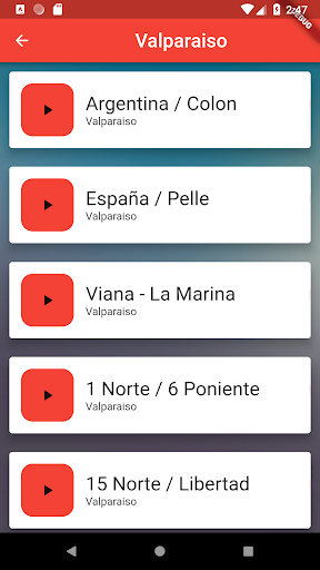 Chile Traffic Cameras Screen 2
