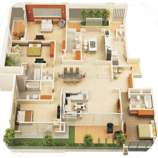 3D House Floor Plans 3.0 Icon
