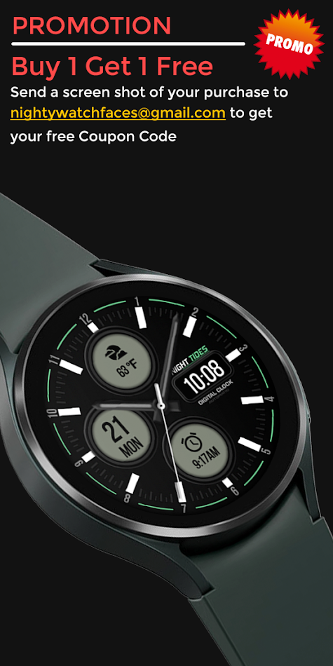 #10. Night Tides (Android) Ved: Nighty Watch Faces