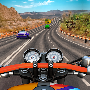 Highway Bike Racing: Bike Game 1.0.5 APK + Mod (Unlimited money) إلى عن على ذكري المظهر