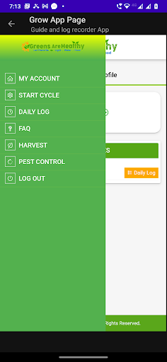 Grow Greens Screen 2